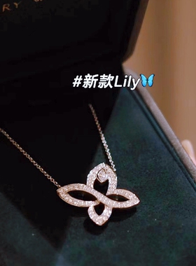 镂空蝴蝶项链精致高级感锁骨链女