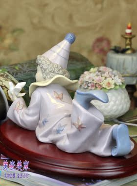 英国陶瓷人物生日礼品摆件