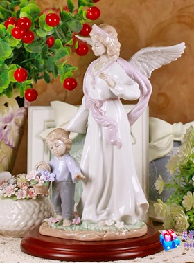 英国sviv陶瓷瓷偶生日母亲节礼品 天使永远守护你