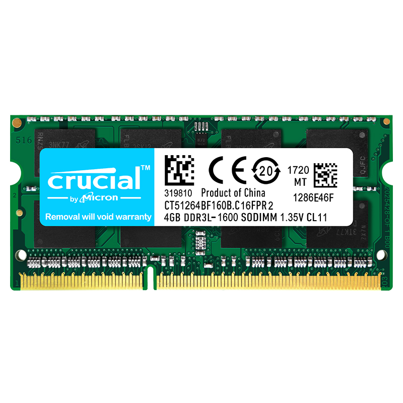 CRUCIAL/镁光英睿达4G DDR3L 1600 1333笔记本内存条低电压电脑8G-图3