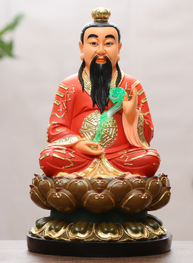 祖师爷灵宝天尊树脂供奉摆件佛像