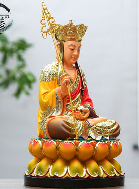 寺庙树脂玻璃钢招财地藏王佛像