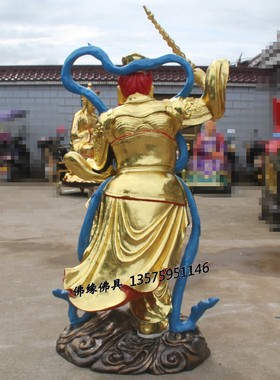 1.6米王灵官神像玻璃钢树脂