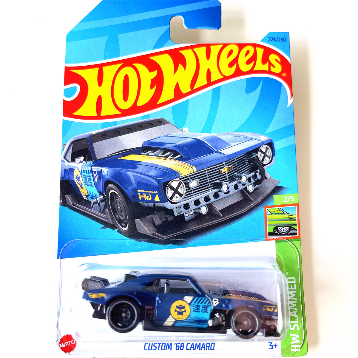 HOTWHEELS风火轮合金小跑车模2024CN雪佛兰CUSTOM科迈罗68CAMARO - 图0