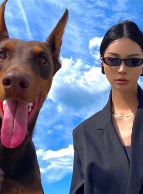 遮阳方形复古男女装饰时尚潮墨镜