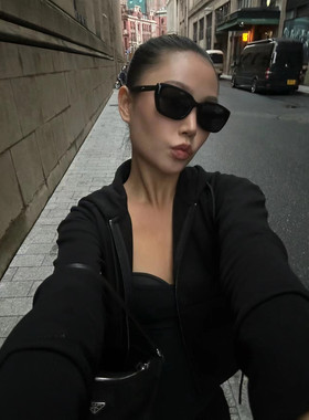 遮阳猫眼复古男女时尚潮酷太阳镜