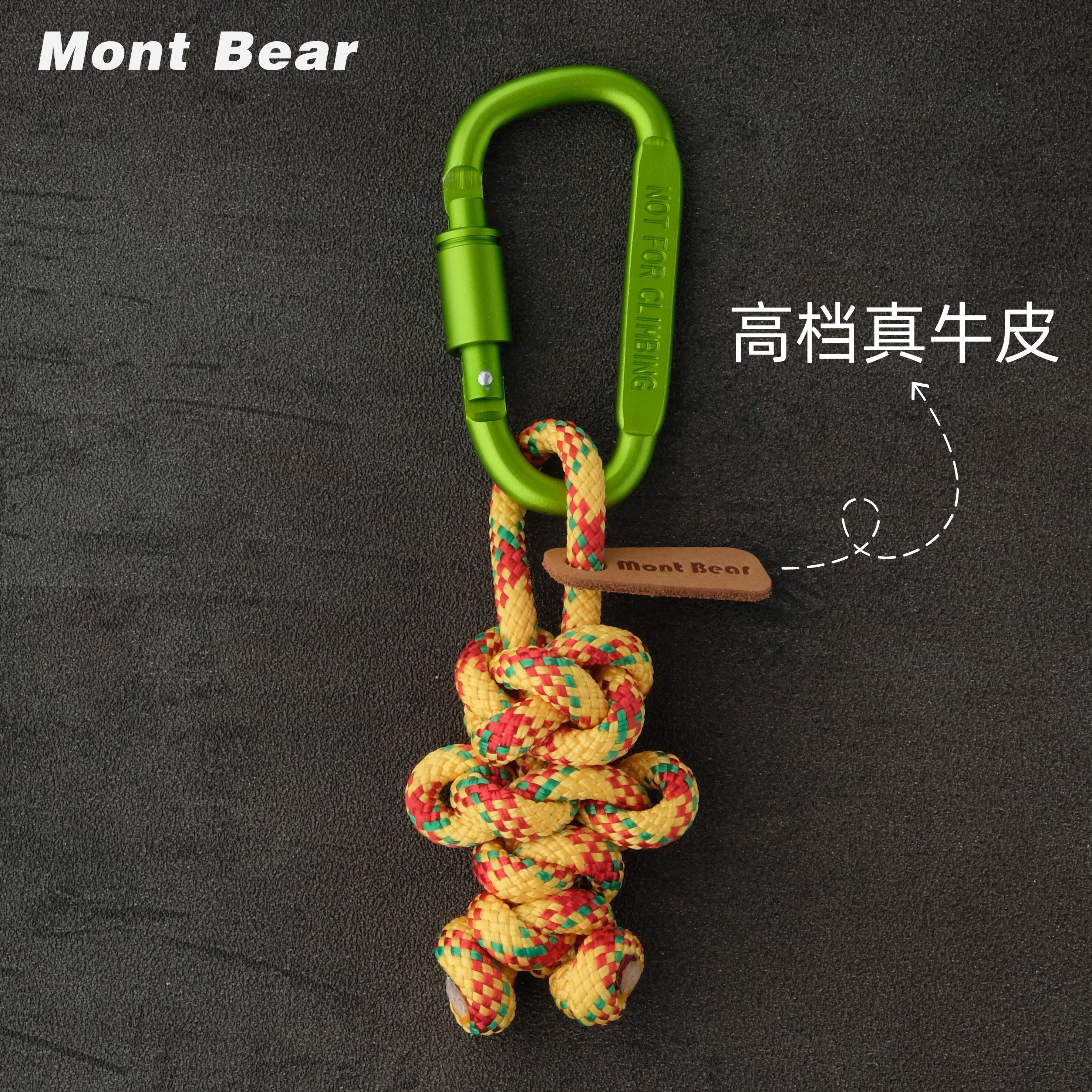 Original bear backpack pendant, great hiking gift