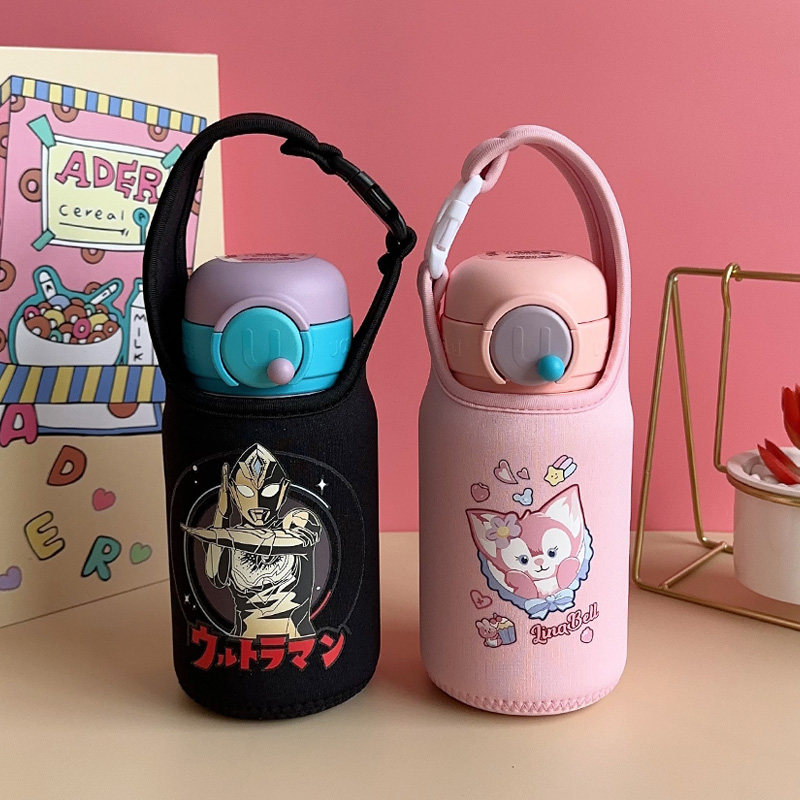 UOOHA 立净保温杯套可爱女生高颜值手提背带斜挎 500 540ml通用 - 图0