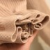 2019 đầu xuân mới ngắn áo len cổ chữ V áo len nữ rộng pit lưới áo len đỏ - Đan Cardigan cardigan nữ Đan Cardigan