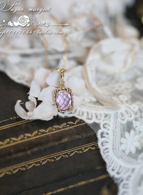 复古大颗粒珠宝感玫瑰切925纯银