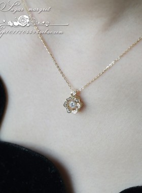 925纯银镀金项链两款入