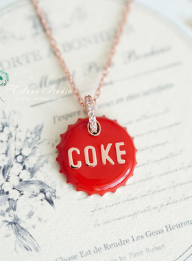 喜金火能量转运瓶盖项链