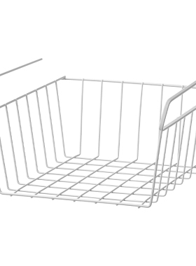 宿舍下挂架橱柜衣柜空间利用神器桌下收纳挂篮隔板下挂篮置物架