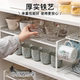 Cup-controlled storage rack cabinets can be stacked and upside down
