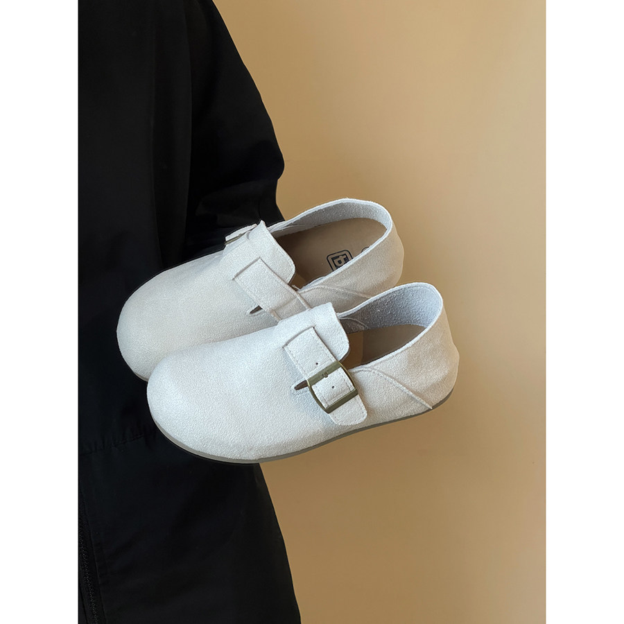 路十三港风全包博肯鞋女2026春季软底懒人一脚蹬单鞋百搭休闲鞋,淘宝优惠券,粉丝福利购,淘宝优惠卷