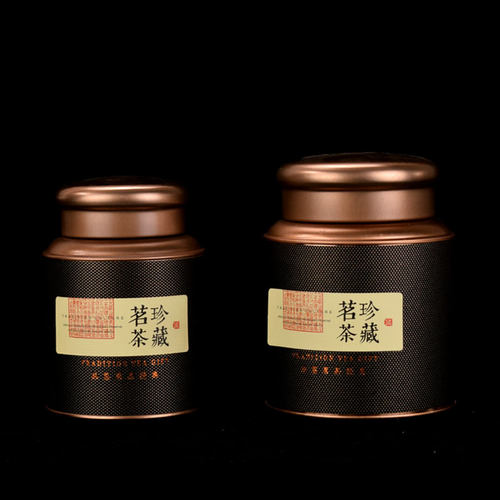 便携茶叶罐金属家用密封大号马口空铁盒通用红茶小青柑铁罐包邮 - 图2