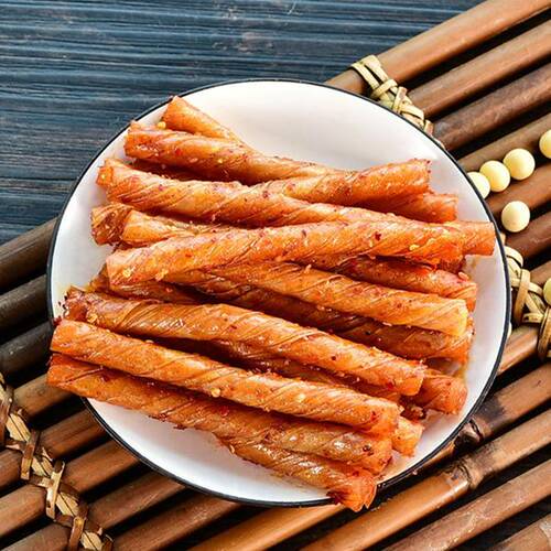 豆筋大豆蛋白豆棍豆皮卷豆制品辣条 干货豆棒豆条豆丁豆筋丁5斤包 - 图1