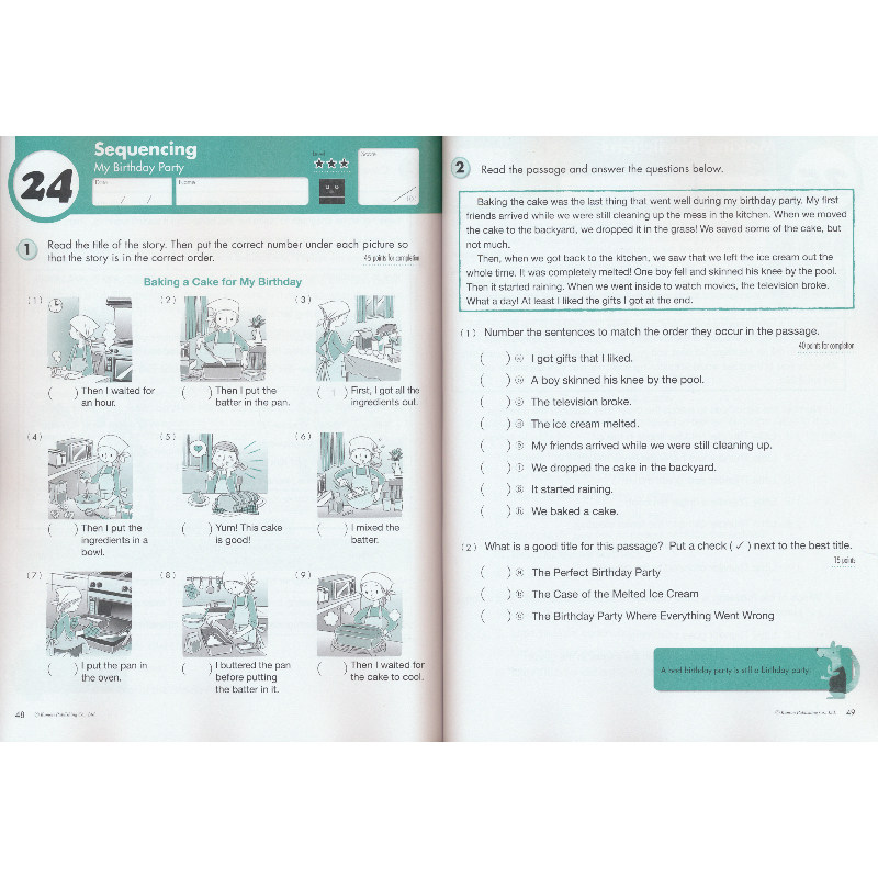 Kumon Reading Workbooks G1-G3 1-3年级小学生英语阅读专项练习册 培养英语语感和增加单词量训练题册 公文式教育英语原版