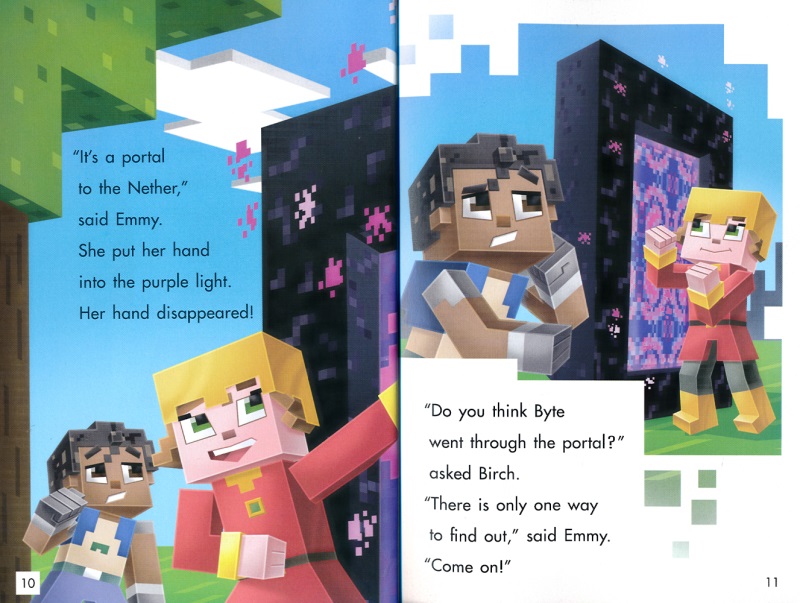 Minecraft Young Readers Level 2 Survival Mode Mobs in the Overworld 我的世界分级读物2级 Minecraft官方出品 英文原版进口 - 图1