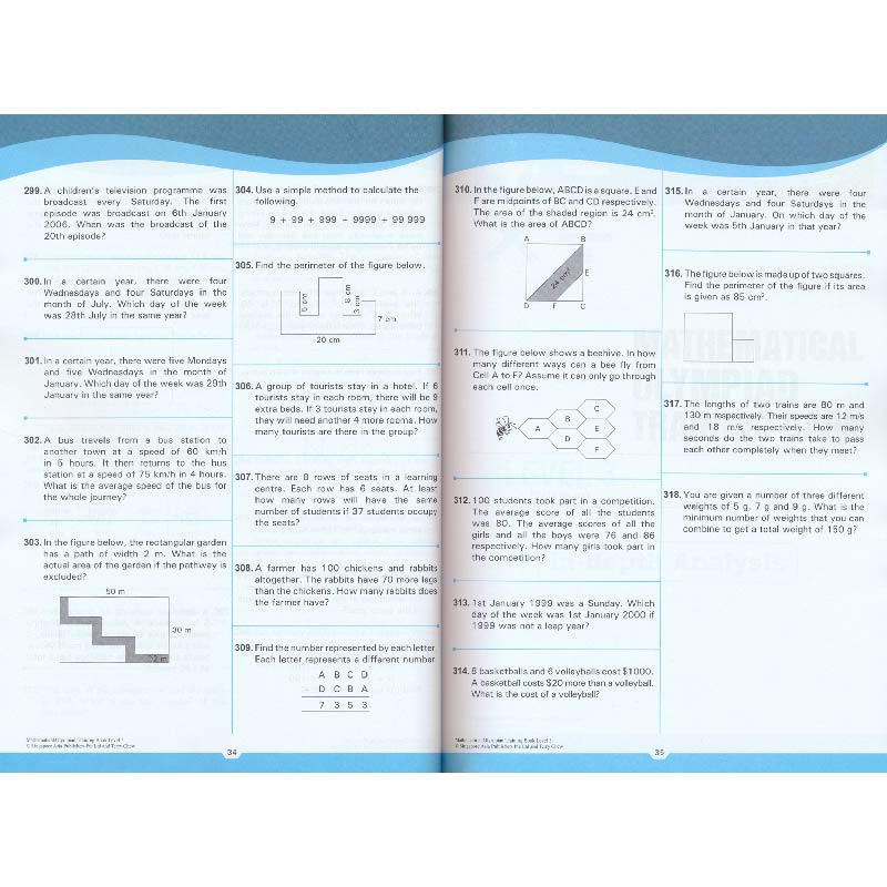 新加坡奥数竞赛真题册系列数学练习册1至6年级 SAP Mathematical Olympiad Training Book Level 1到6阶奥林匹克数学小学教辅 - 图1