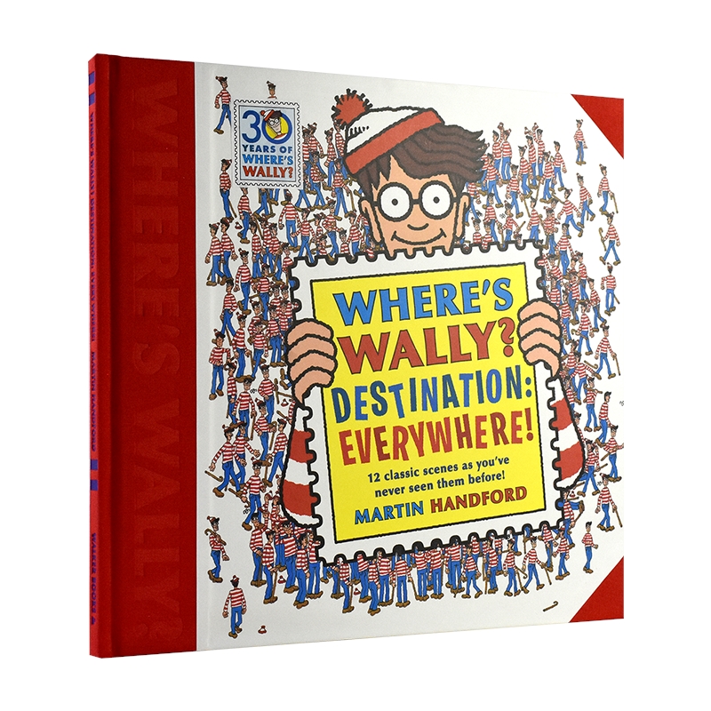 英文原版 Where's Wally Destination: Everywhere! 无处不在的威利 寻找威利系列 益智活动 专注力训练 精装大开本 - 图0