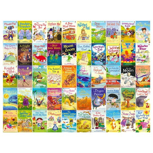 我的第一个图书馆50册 Usborne My First Reading Library 儿童英语启蒙分级阅读读物故事书 英国尤斯伯恩睡前英语原版绘本 5-8岁 - 图3