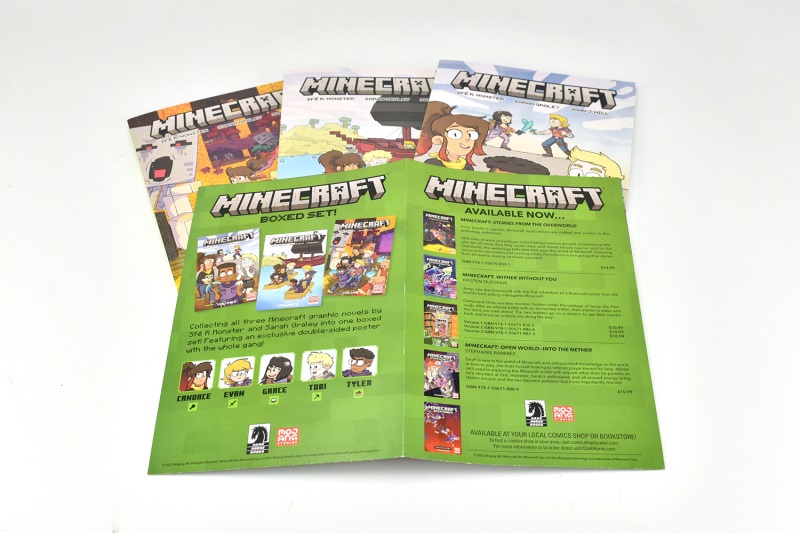 Minecraft Boxed Set Graphic Novels 我的世界 官方漫画书01-03 3册盒装 Minecraft 人气游戏 奇幻冒险 英文原版进口图书 - 图2