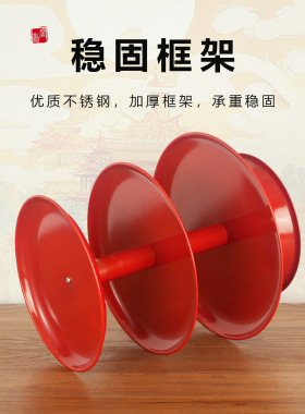 拜神供果盘 不锈钢多层水果架 红事喜事供奉盘 家用佛堂通用果碟