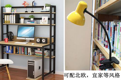经典可换灯泡夹子式插电台灯节能led护眼E27螺丝口老款白炽灯学习 - 图0