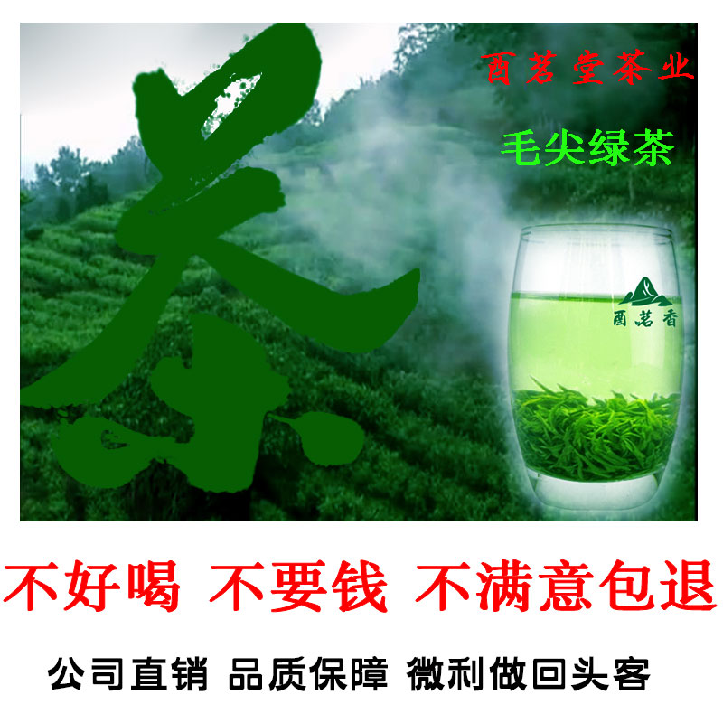 绿茶2024新茶毛尖茶重庆酉阳宜居茶叶散装清茶禄茶浓香型荼叶500g - 图0