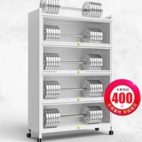 Кухонная стойка дома пыль углеродная сталь хранение микроволновая печь шкаф Многопрофессиональная плита хранение белый шкаф