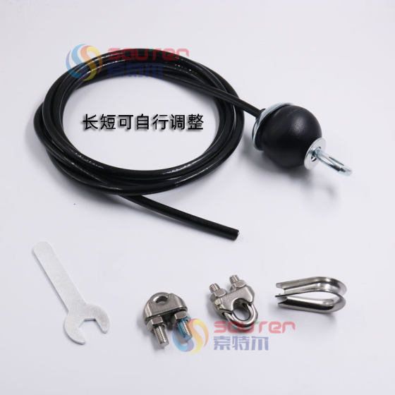 Wire rope self-jointing lock buckle homemade fitness equipment length adjustment buckle DIY accessories ring buckle household equipment