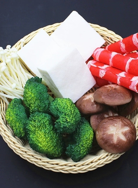 仿真金针菇蔬菜模型道具以假乱真