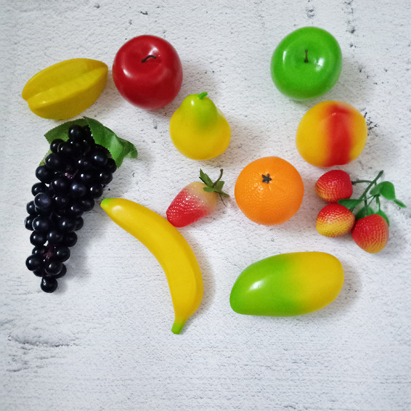 仿真水果蔬菜塑料模型套装新品早教益智玩具假食物装饰橱窗店摆件,淘宝优惠券,粉丝福利购,淘宝优惠卷