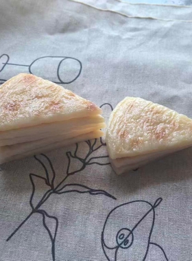 仿真葱油饼模型中式早餐装饰玩具