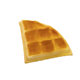 Simulation model waffles snack bread food props