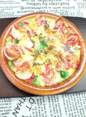 披萨pizza6寸西餐咖啡仿真食物