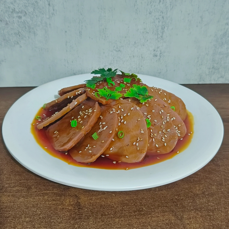 仿真水煮肉片猪牛肉块样板间厨房餐厅点菜假食物影视直播道具装饰-图0