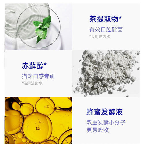 小壳猫咪漱口水可食用猫专用洁齿水宠物洁牙水口腔口臭清洁用品 - 图2