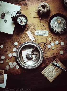 复古背景纸拍摄道具