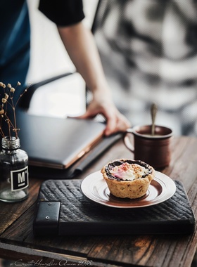 北欧风木板美食静物拍摄二店道具