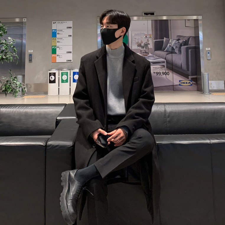 秋冬季半高领毛衣男黑色加厚潮牌韩版潮流痞帅宽松内搭打底针织衫,淘宝优惠券,粉丝福利购,淘宝优惠卷