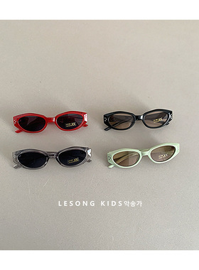 2025春夏儿童墨镜男童猫眼太阳眼镜潮时尚宝宝偏光防紫外线