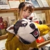Husky Qiha gối chăn kép sử dụng đệm ngủ nap chăn ba trong một nhung nhung văn phòng - Trở lại đệm / Bolsters gối vuông tựa lưng sofa Trở lại đệm / Bolsters
