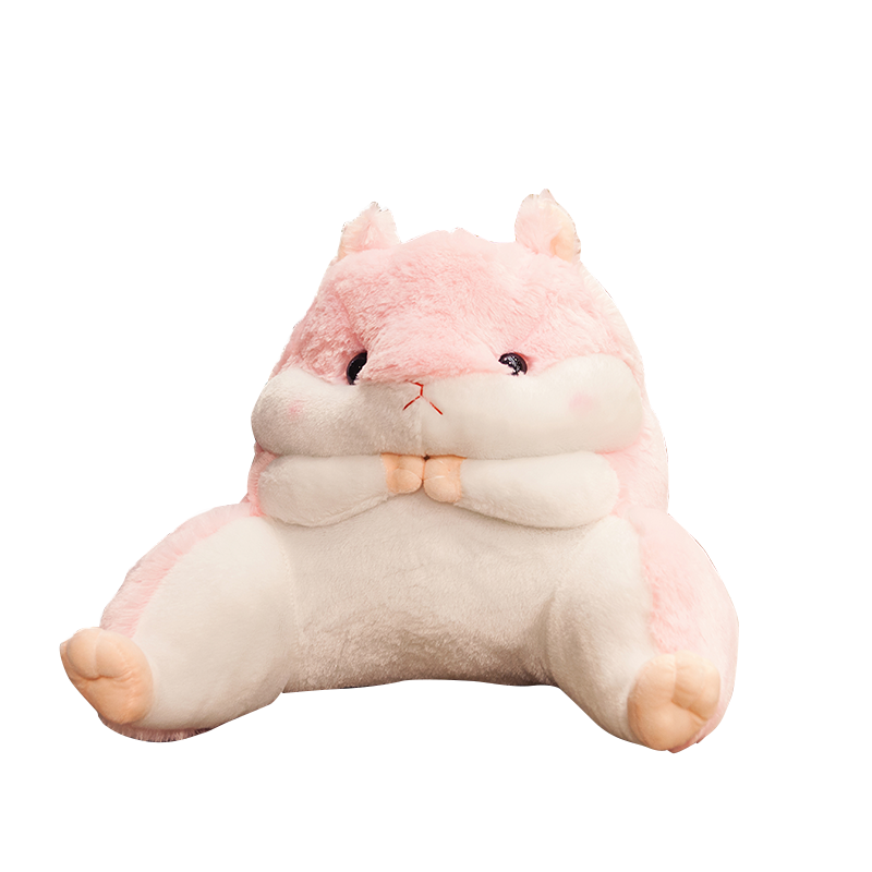 仓鼠腰靠椅子护腰枕靠枕靠背靠垫汽车办公室座椅抱枕腰枕宿舍可爱,淘宝优惠券,粉丝福利购,淘宝优惠卷