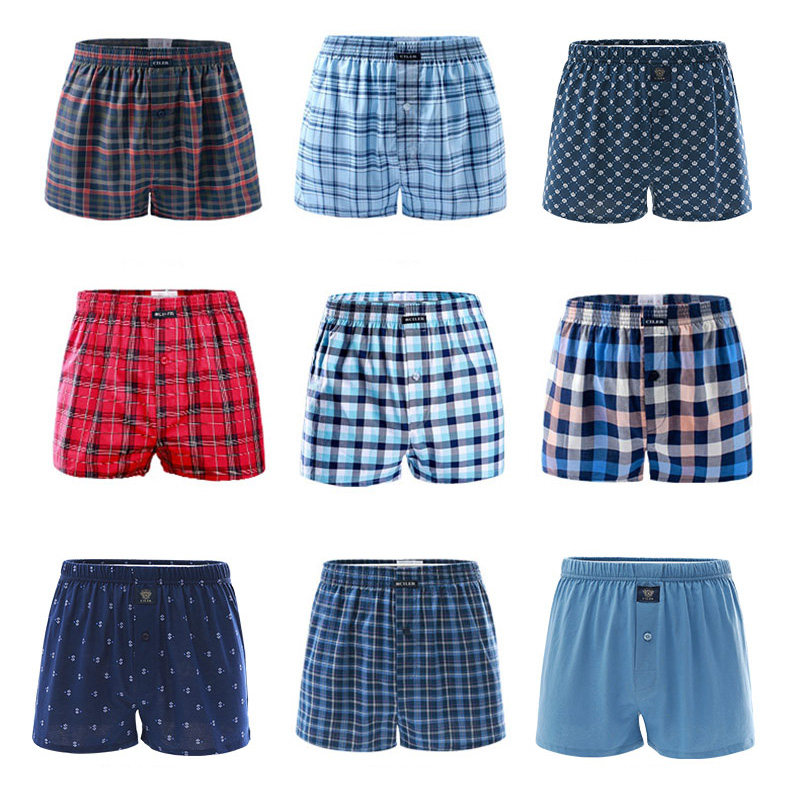 仕乐全棉男士平角裤头本命年短裤 仕乐内衣内裤