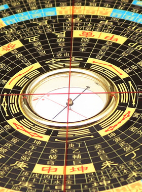 专业崇道堂3寸5寸6寸8寸9寸10寸三元三合综合盘高精度风水罗盘