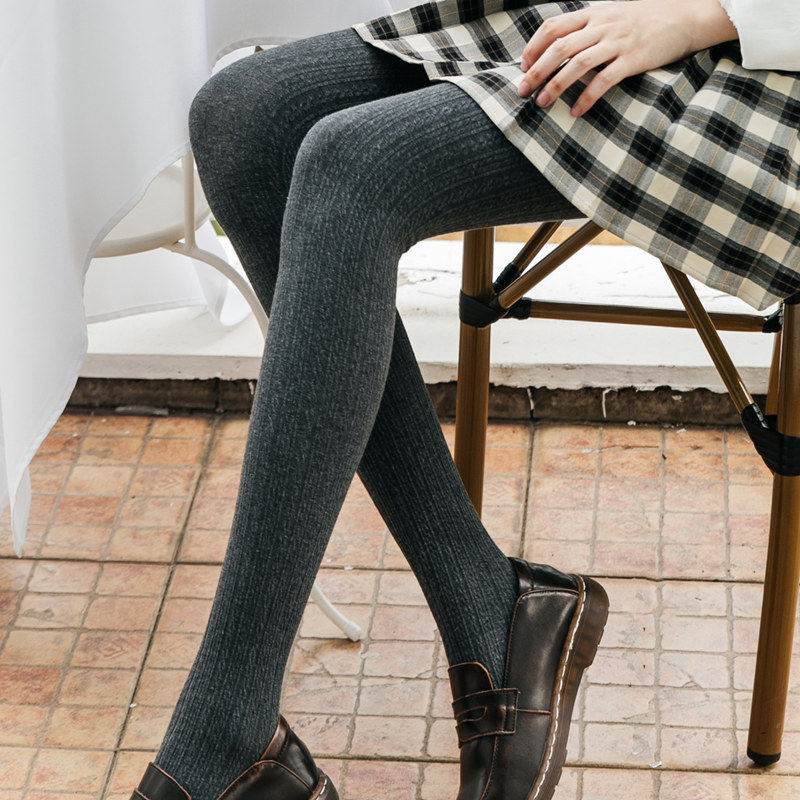 2条浪莎提花女士韩版修身花打底裤 浪莎合众缘连裤袜/打底袜