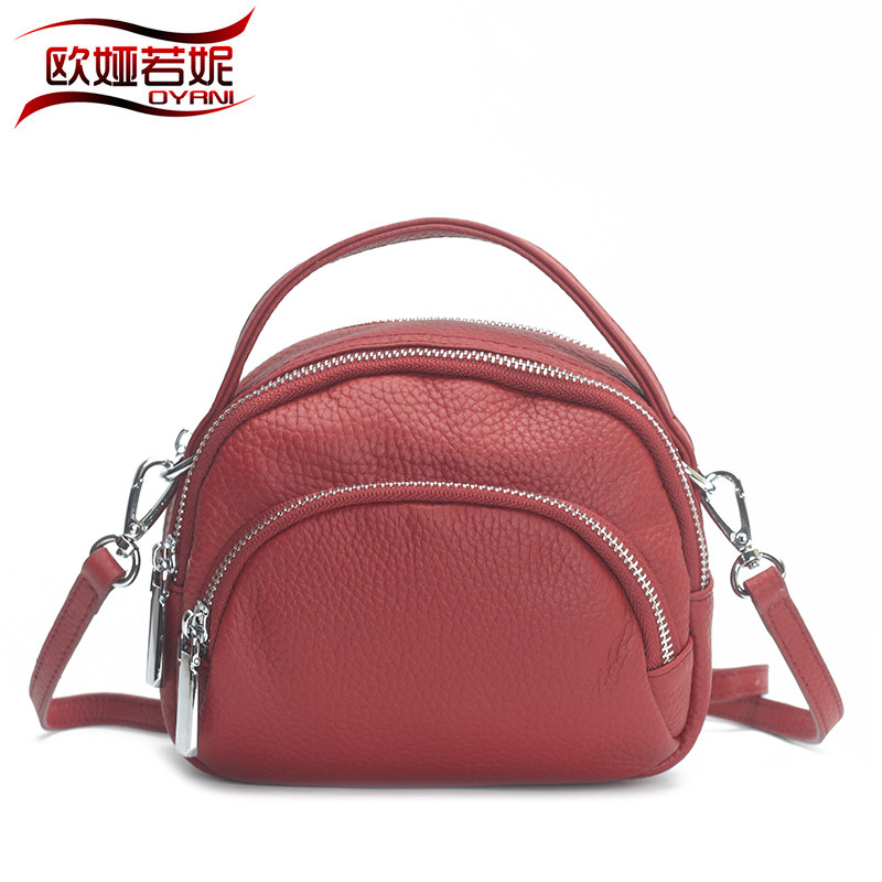 三层2019款潮流迷你手提包牛皮包 欧娅若妮女士包袋