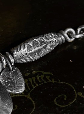 原创苍鹰银锁骨链颈链